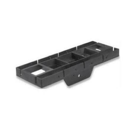 rubbermaid mailbox mounting bracket|Rubbermaid GMB225B Mailbox Mounting Bracket, Black.